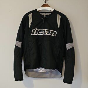 ICON Overlord performance textile motorcycle jacket Men's size Med
